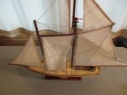 Wooden Sailing Ship Model   america   1851 Boat  Yacht      Man-0522 06609
