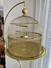Retro Vintage Hendryx Brass Bird Cage Patent Usa