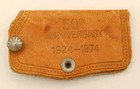 Vintage Gm Proving Grounds 50th Anniversary 1924-1974 Leather Keychain  Fob