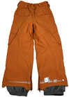 Burton Snow Pants Youth Small Orange Insulated Ski Snowboard Waterproof Winter