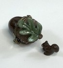 Phb Porcelain Hinged Trinket Box Acorn And Squirrel
