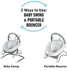 Brand New Graco Soothe  n Sway Lx Baby Swing With Portable Bouncer Derby Fashion