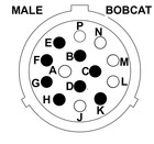 Bobcat   Compatible 7 Pin To 14 Pin Controller   Skid Steer Genius