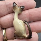 Hagen Renaker Siamese Cat Figurine Vintage Porcelain Miniature 1 3 4 