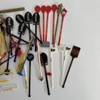 Huge Vintage Drink Bar Stir Swizzle Sticks Lot - Great Collection - Estate Find