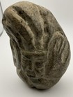 Pre-colombian Carved Stone Rock Face Head Sculpture Figurine 4 7 8    Vguc
