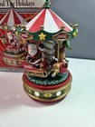 Vintage Coca Cola Christmas Musical Carousel By Enesco Plays Jingle Bells W  Box