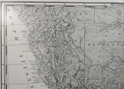 Vintage 1901 South Africa Topographical Map 22 x14  Old Antique Original 