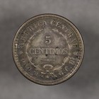 1912 Costa Rica Silver 5 Centimos