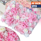 6  Premium Flower Wall Panels Artificial Wedding Decor Party Home Floral Decor