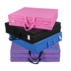 Thick Soft Tri-fold Panel Gym Yoga Pilates Fitness Exercise Mat Gymnastics Mat