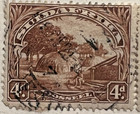 South West Africa Sc  40b 1928 4d Set Of 3 Stamps 14 Perf 3f