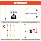 45 Inch Electric Fence Posts Step In Fiberglass Insulated Plastic Electric Fence