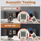 Sound Proof 12x12x2  Acoustic Foam Panels Walls Sound Absorbing Noise Cancelling