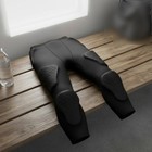 Hexagon Knee Guard Pants Foam Padding Compression Tights With Knee Pads
