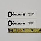 Charvel Made In Usa Custom Waterslide Guitar Neck Headstock Decals  set Of 2 