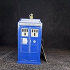 Bbc Doctor Who Tardis Police Box Hanging Ornament  Blue Plastic  2009