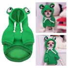 Dog Coat Hoodies Chihuahua Dog Winter Clothes Pet Dog Green Cute  Bulldog W5p6