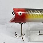 Rare Vintage Heddon Lucky 13 Wood Fishing Fish Lure Bait Series 2500 Scales