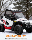 Utv Aluminum Roof W fixed Sunroof For Polaris Rzr 200 2022-2026 2889739 2884572