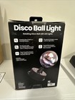 Rotating Disco Ball With Led Lights - Black - Night Light For Parties