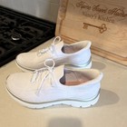 Skechers Slip-ins Women s Sneakers White Knit Wide Fit Air-cooled Memory Foam