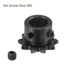 Roller Sprocket B Type -  10 Tooth X 10mm  With Set Screws For Iso 04c