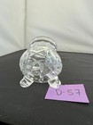 Vintage Crystal-clear Lead Crystal 3 Footed Dish