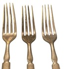 Vintage Forks Wm Rogers 12   1847 Rodger   s Bros Silver Plate 7 5  Long Lot Of 7