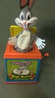 Vintage 1970s Jack In The Box -mattel Bugs Bunny Music Box - Works 