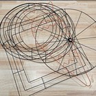 Assorted Lot 5 Wreath Making Wire Forms Mesh Ribbon Arts   Crafts Crafting