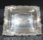 Vintage Silverplate Footed Baroque Chafing Dish Buffet Server