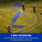 M1-s Air Motorcycle Helmet Intercom Bluetooth Headset Wireless 1000m 2-way   Fm