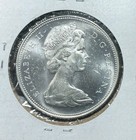1966 Canada Silver Dollar bu  nice Coin 80 silver