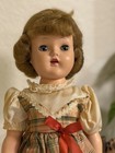 Vintage 16  Hard Plastic Walker Doll Usa 170 Sleep Eyes Blonde 1950s