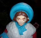 Carolers Dickens Victorian 3 Pc Blow Mold Christmas Yard Vintage 38 40 Huge