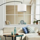 2 Pack Drum Lamp Shades For Table Lamps  12 x12 x8  Cream Linen Lampshades