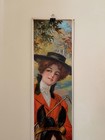 1912 Pabst Blue Ribbon    yard Long    Equestrian Girl Advertising Piece     Antique