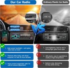 Car Stereo With Bluetooth Single Din Car Radio  Marine Radio Boat Stereo For    