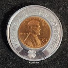 1963-d Encased Lincoln Cent Lucky Penny  Berkel Coin Shop  Belleville  Il  B1712