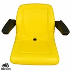 Yellow High Back Seat With Armrests Fits John Deere 650 750 850 950 1050 Tractor