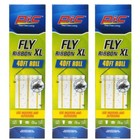 Fly Ribbon Xl - Fly Traps For Outdoors And Barns  Paper  40ft Roll  3 Pack 