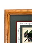 Usps West Virginia Maple Leaf Quilt Block 5 Cent Postage Stamp Matted Framed Art