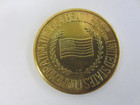 Vintage 1964 The Beatles Visit To The Us Commemorative 1 1 4  Brass Coin Unc