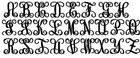 Personalized Monogrammed Toasting Champagne Glass For Weddings Events Vine Font