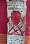 Antique Ethiopian Amulet Manuscript Scroll Handwritten Magical Prayer Protection