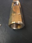Ldi Industries Inline Flow Sight F155  3 4  Ptf  Borosilicate Sight  Brass