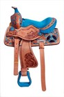Horse Saddle Western Leather Barrel Racing Handmade Racer Equestrian Trail Tack