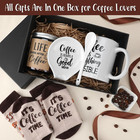 7 Pack Coffee Gift Basket For Women Men  Christmas Coffee Lover Gift