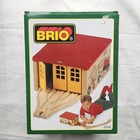 Vintage Brio Fix It Shed 33328 Boxed - Track Not Included - Wooden Train Set